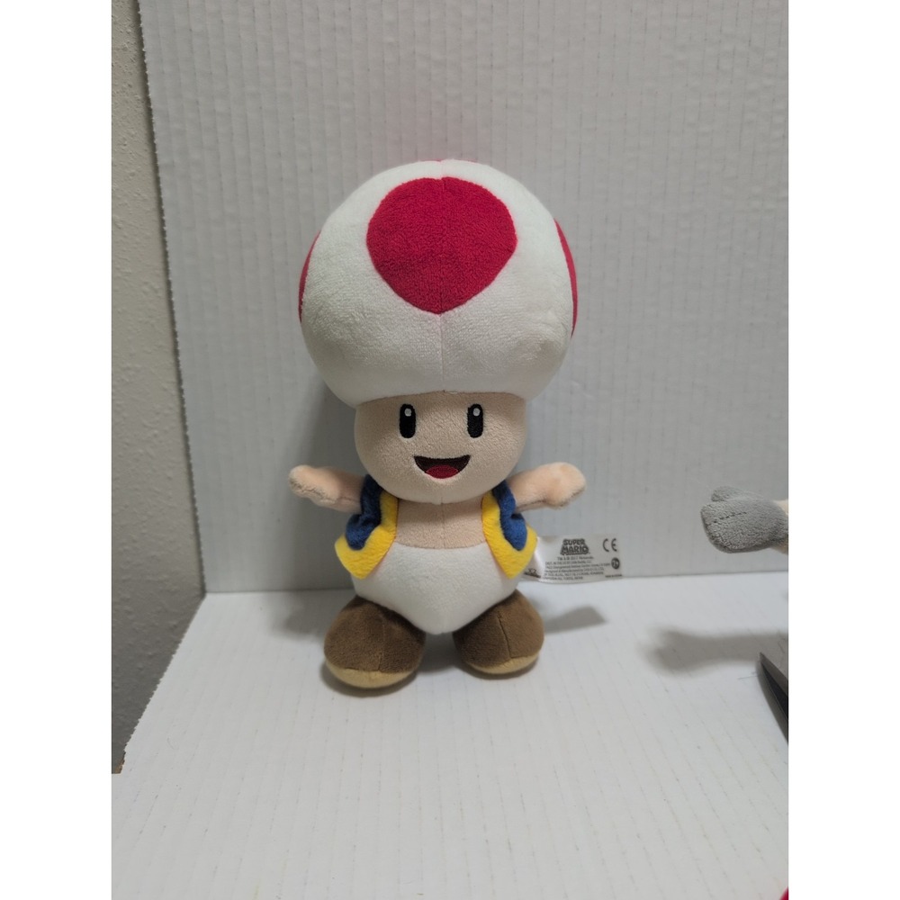 Little Buddy Super Mario Toad 7" Plush 2017 Nintendo - Picture 2 of 10